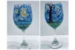 Starry Night Wine Glasses - Chicago