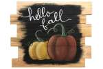 Wooden Pallet Sign – Hello Fall - Brick