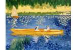 Renoir's Ladies on the Siene - Woodridge