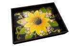 Sunflower Wood Serving Tray - East Brunswick