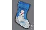 Happy Snowman Stocking for Kids