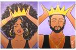 King and Queen Couple's Paint Night