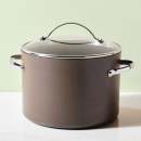 Ayesha Curry 10-Quart Hard Anodized Nonstick Stockpot With Lid 1