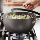 Rachael Ray Cook + Create 4.5-Quart Hard Anodized Nonstick Saucepan with Helper Handle and Lid 5