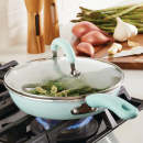 Rachael Ray Create Delicious 9.5-Inch Enameled Aluminum Deep Frying Pan 1