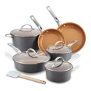 Ayesha Curry Home Collection 11-Piece Hard Anodized Cookware Set 2