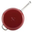 Ayesha Curry 12" Aluminum Deep Frying Pan with Lid and Handle Helper 2