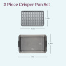 Anolon Advanced Bakeware 10" x 15" 2-Piece Crisper Pan Set 3