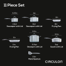 Circulon S-Series 10-Piece Stainless Steel Cookware Set 2