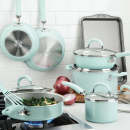 Rachael Ray Create Delicious Enameled Aluminum 13-Piece Cookware Set 2