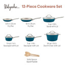 Ayesha Curry 12-Piece Nonstick Cookware Set 4