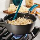 Rachael Ray Create Delicious Hard Anodized Nonstick 3-Quart Chef Pan with Lid 2