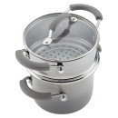 Rachael Ray Classic Brights 3-Quart Covered Steamer Set 1