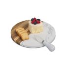 Maison du Fromage Round Cultured Marble & Wood Cheese Board 5