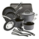 Rachael Ray Cook + Create 11-Piece Hard Anodized Nonstick Cookware Set 1