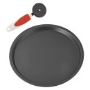 Ballarini 3-Pc Pizza Pan Set, Round Pan and Pizza Cutter