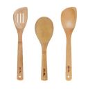 Helen's Asian Kitchen Natural Bamboo 3-Pc Stir Fry Set