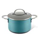 Anolon Achieve 4-Qt Hard Anodized Nonstick Saucepot With Lid Teal