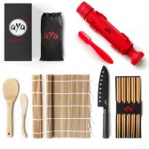 Global Grub global grub diy sushi making kit - sushi kit includes sushi  rice, nori sushi seaweed, rice vinegar powder, sesame seeds, wasa