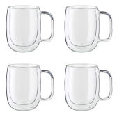 ZWILLING Sorrento Plus 2-pc Double-Wall Glass Cappuccino Mug Set 