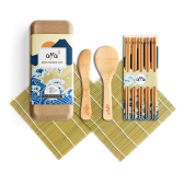 aya Sushi Making Kit - Original Bazooka Kit - Sushi Knife - Video Tutorials  - Sushi Maker - 2 Bamboo Mats - Paddle Spreader - 5 x Chopsticks