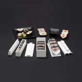 Global Grub global grub diy sushi making kit - sushi kit includes sushi  rice, nori sushi seaweed, rice vinegar powder, sesame seeds, wasa