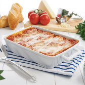 Mrs Anderson's Baking Lasagna Pan with Handle, Rose 9x13 ciw - Cook on Bay