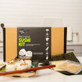 aya Sushi Making Kit - Original Bazooka Kit - Sushi Knife - Video Tutorials  - Sushi Maker - 2 Bamboo Mats - Paddle Spreader - 5 x Chopsticks