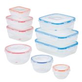 Locknlock Purely Better Glass Square Baker And Food Container With Lid,  8-inch X 8-inch