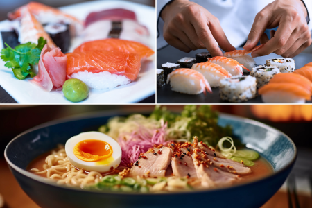 Sushi and Ramen