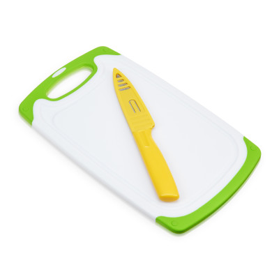 True® Small Cutting Board with Paring Knife Set