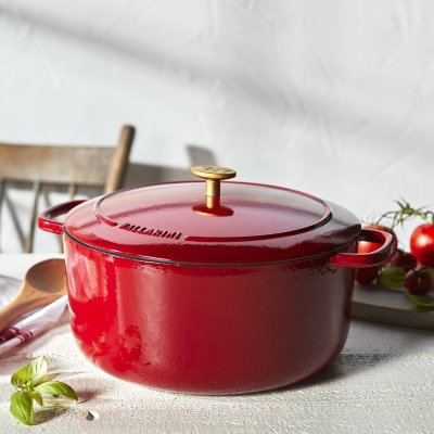 Ballarini Bellamonte 7.5-Qt Round Cast Iron Dutch Oven