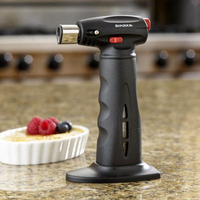 Bonjour Chef's Crème Brûlée Torch with Fuel Gauge