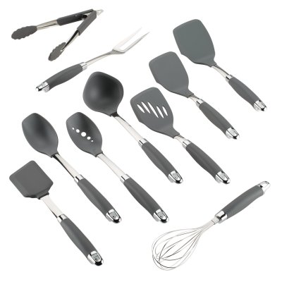 Anolon Advanced Bakeware 10-Piece SureGrip Utensil Set - Graphite