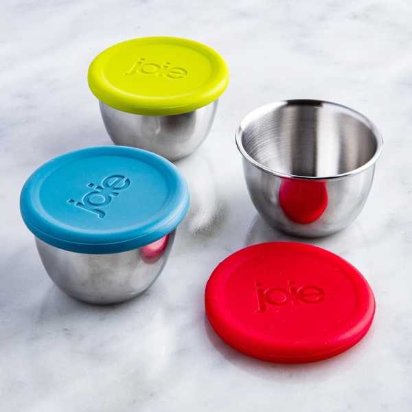 Joie Stainless Steel Condiment Containers, Set of 3 Kitchenware Cozymeal