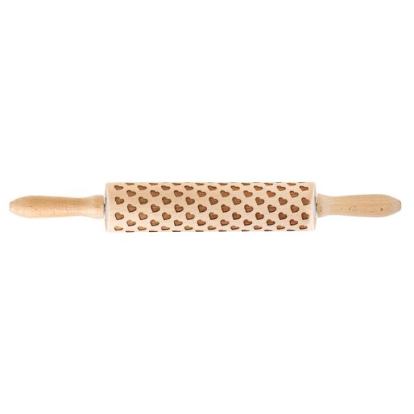 Mrs. Anderson's Heart Design Rolling Pin 1