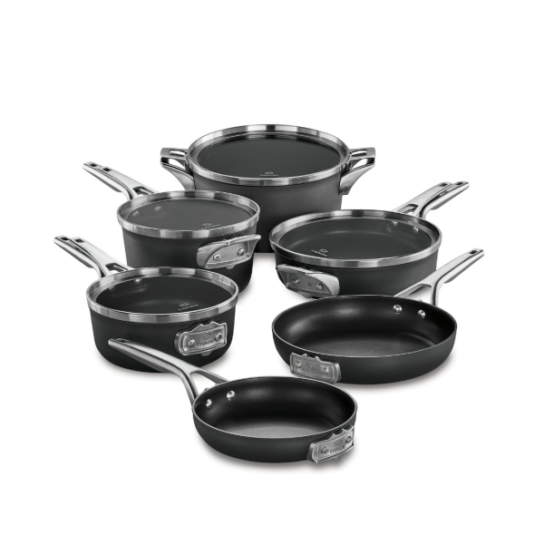 Calphalon Premier Space Saving Hard Anodized Nonstick 10 Pc Cookware 1