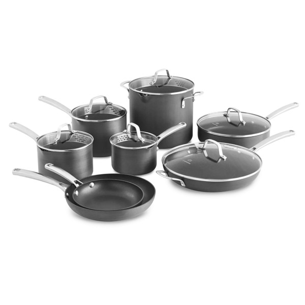 Calphalon Classic Nonstick Hard-Anodized 14 Pc Cookware Set 1