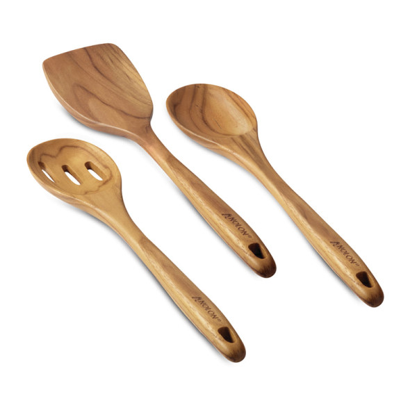 Anolon 3 Piece Teak Tool Set 1