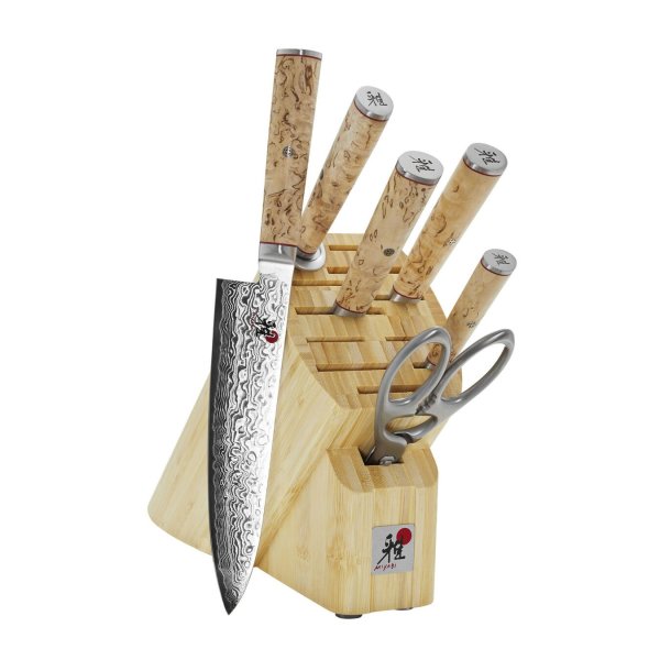 Miyabi Birchwood SG2 7 Pc Knife Block Set 1