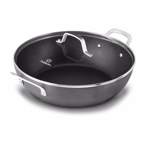 Calphalon Classic Hard-Anodized Nonstick 12-Inch Cooking Pan with Lid