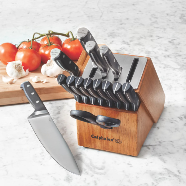 Calphalon Classic SelfSharpening 15Piece Cutlery Set Cutlery Cozymeal