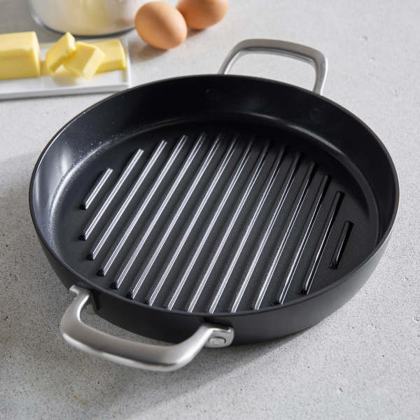 GreenPan GP5 Infinite8 Ceramic Nonstick 11-Inch Round Grill Pan 1