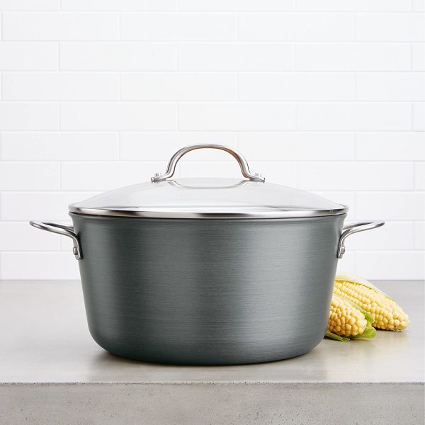 Ayesha Curry Home Collection 10-Quart Hard Anodized Stockpot 1