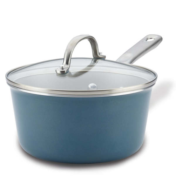 Ayesha Curry 3-Quart Nonstick Saucepan with Lid 1