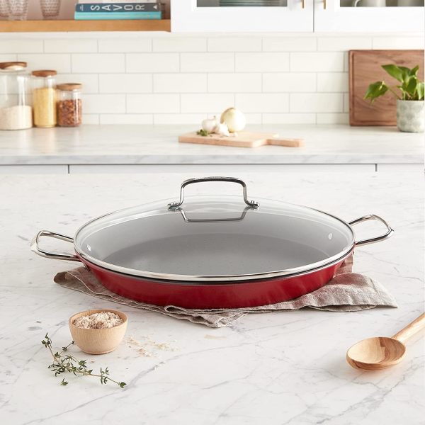 Cuisinart® 15" Non-Stick Paella Pan w/ Cover 2