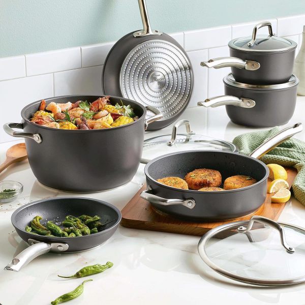 Anolon Accolade 10Piece Cookware Set Cookware Cozymeal