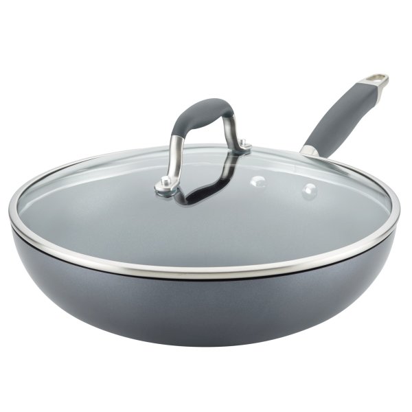 Anolon Advanced Home 12" Covered Ultimate Pan - Moonstone