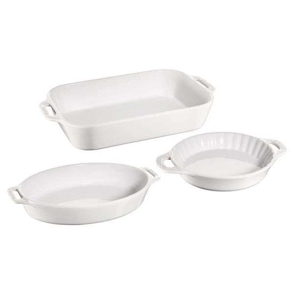 Staub 2-Piece Oval Baking Dish Set - Cherry