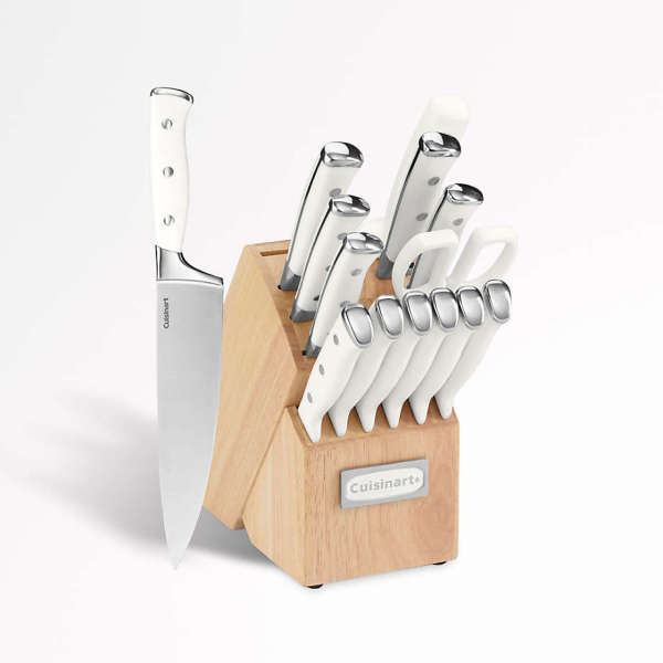  GreenPan Titanium 15-Piece Knife Block Set, Titanium